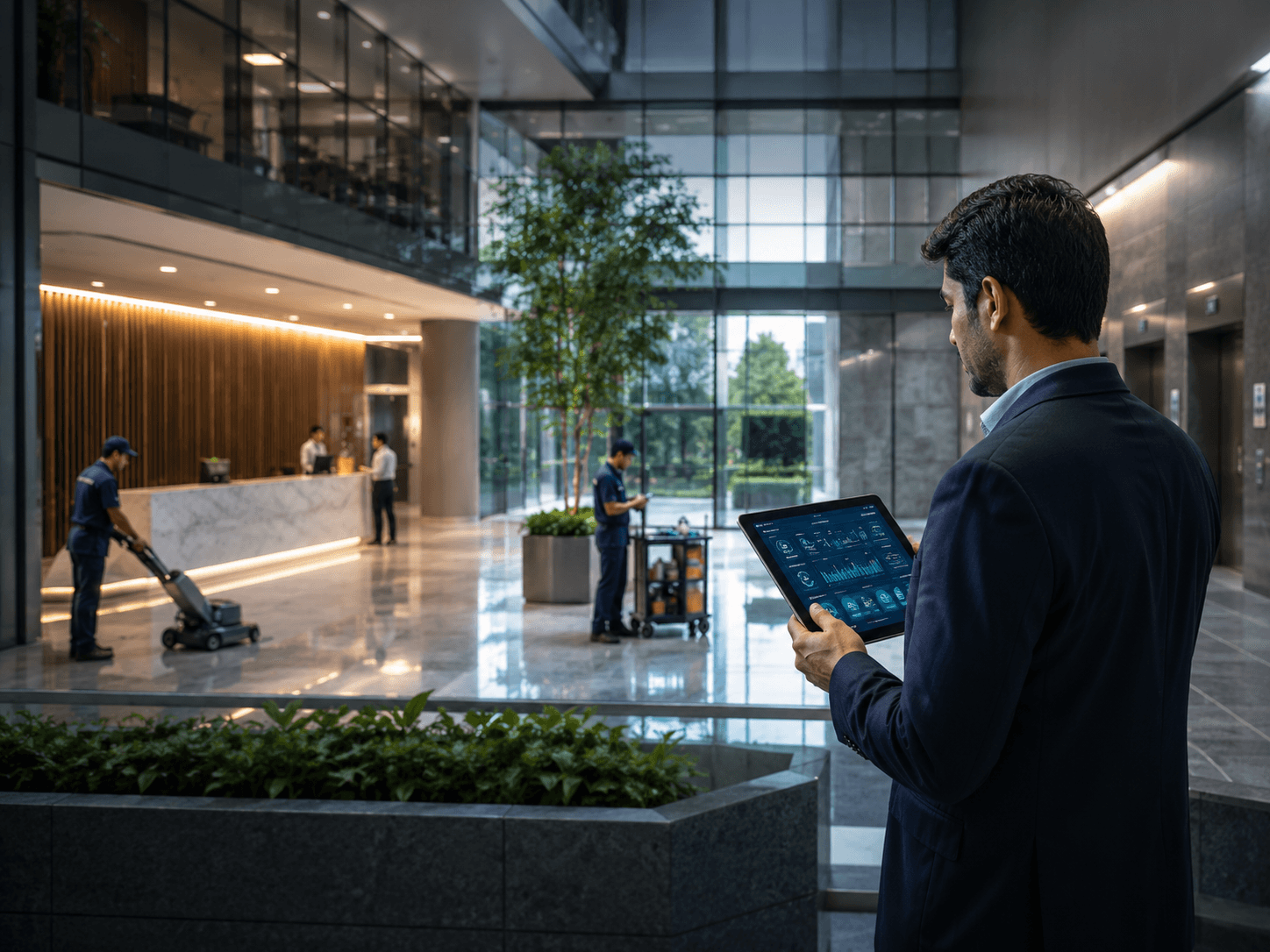 Modern facility solution category building