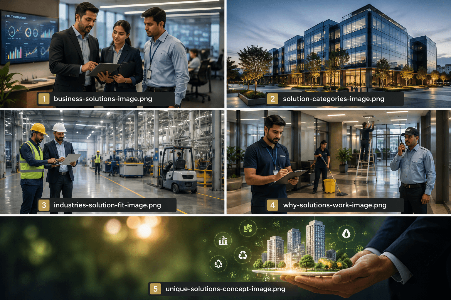 Facility management team quality coordination