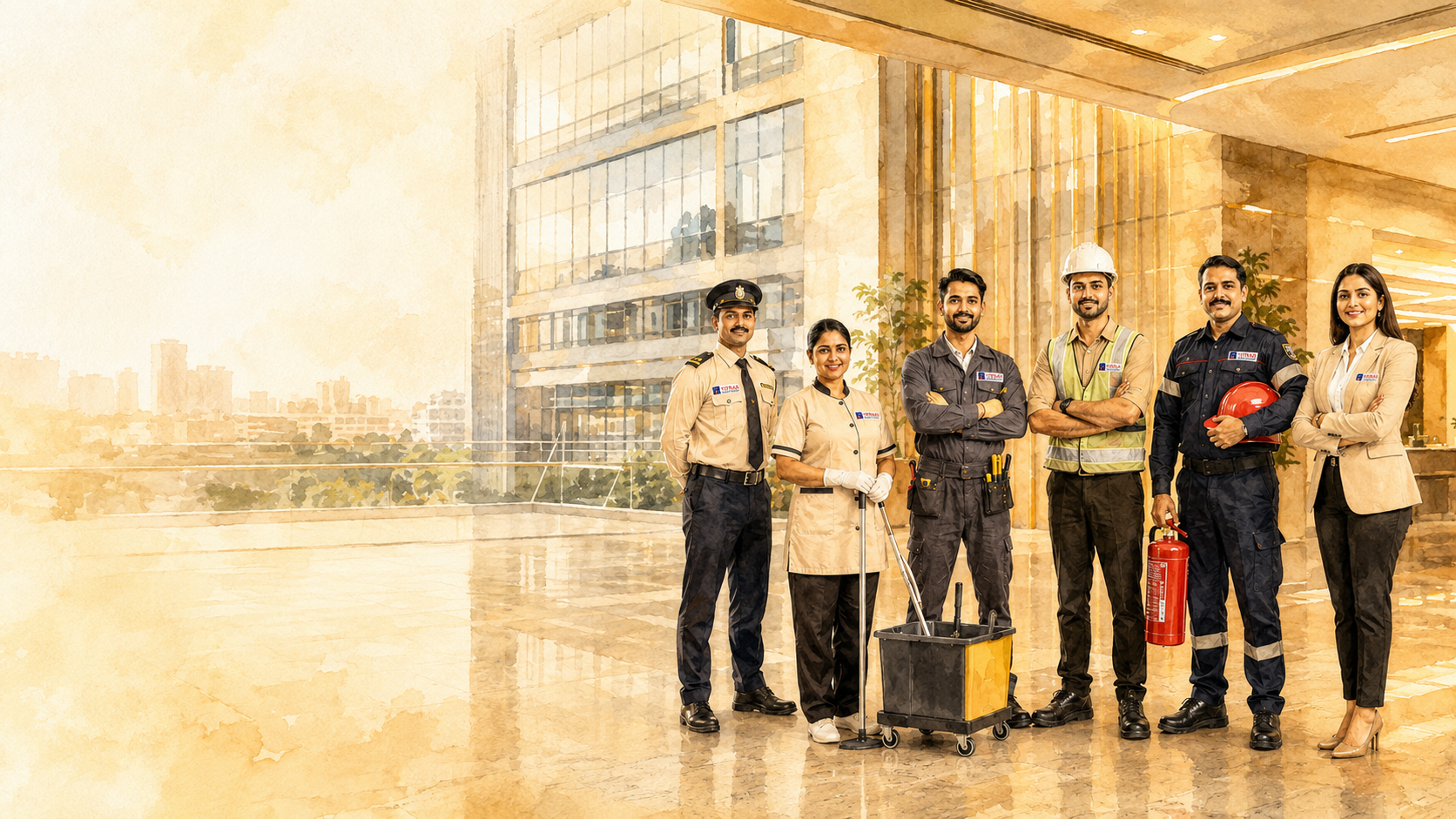 Vipras Facility Management Solution complete facility management services team